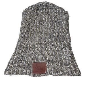 Love your Melon brand olive green, gray, cream long stocking cap OSFA
